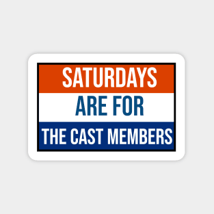 Saturdays are for the Cast Members Sticker